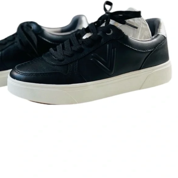 VIONIC Kimmie Court Sneakers, Women’s, Black/Silver, Size 6.5 NEW in Box‎